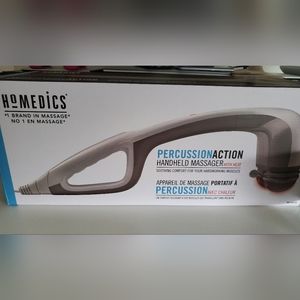 Homedics wired handheld massager percussion action with heat